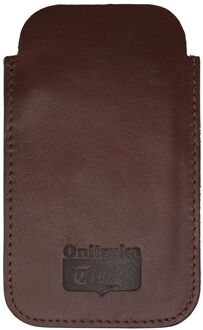 Onitsuka Tiger Bruin Leren iPhone 5 Pouch Hoesje Hoesje 113939 3001 - maat