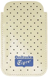 Onitsuka Tiger Cream lederen iPhone 5 hoesje hoesje 113939 0397 Crème