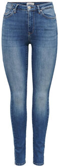 Onlforever Life Hw Skinny Jeans Dames Blauw Medium Blue Denim - XS