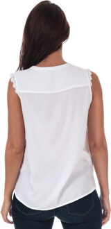 ONLKIMMI S/L TOP WVN  Dames T-Shirt - Maat S (34)