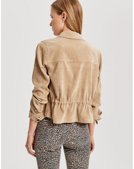 Only Asmin-siesta ls linen bl shirt zand Ecru - XS