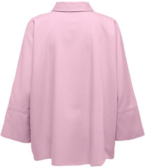 Only Blouse korte mouw 15369412 grace Roze - S