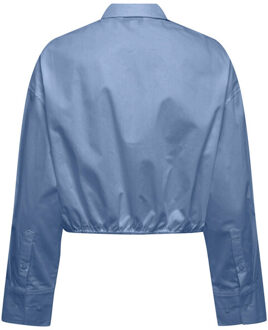 Only Blouse lange mouw 15364429 hazel Lichtblauw - S