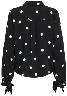 Only Blouse lange mouw 15365755 belem - maat L Zwart
