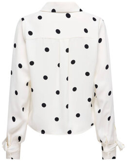 Only Blouse lange mouw 15365755 belem - maat S Ecru