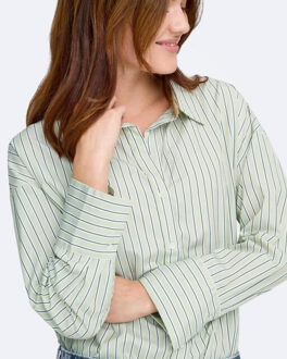 Only Blouse lange mouw 15367554 oregon Groen - S