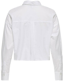 Only Blouse lange mouw 15371587 riti Wit