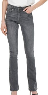 Only Blush Mid Flared Jeans Dames grijs - L-32