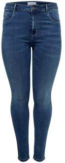 ONLY carmakoma Augusta High Waist Dames Skinny Jeans - Maat 44 x L32