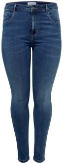 ONLY carmakoma Augusta High Waist Dames Skinny Jeans - Maat 48 x L34