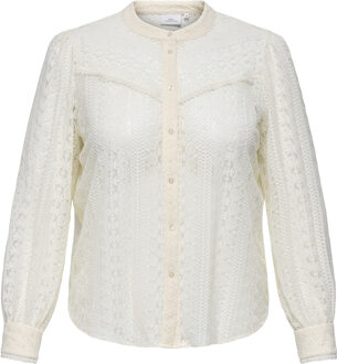 ONLY carmakoma Blouse REBA LACE ecru - 44;46;42