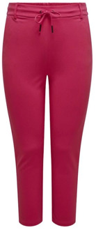 ONLY carmakoma Goud Trash Life Classic Broek Only Carmakoma , Red , Dames - 2Xl,Xl,3Xl