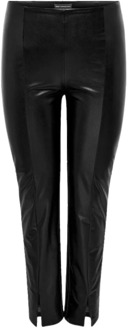 ONLY carmakoma Leather Trousers Only Carmakoma , Black , Dames - Xl,3Xl