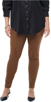 ONLY carmakoma Magere broek Only Carmakoma , Brown , Dames - M