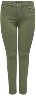 ONLY carmakoma Skinny Jeans voor vrouwen Only Carmakoma , Green , Dames - 2Xl,Xl,3Xl
