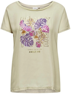 ONLY carmakoma Stijlvolle Life Mix Tee Junior Only Carmakoma , Multicolor , Dames - Xl,L,M,S