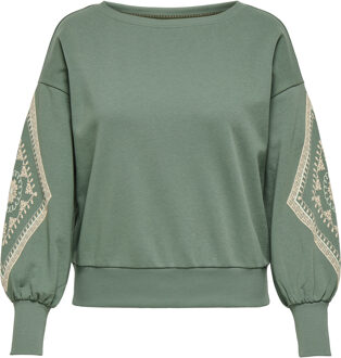 ONLY carmakoma Sweater DEBORAH groen - 46;40;42
