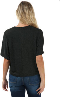 Only Carolla Losvallende top met glinsterend materiaal voor dames in zwart-goud Zwart/goud - EU 40 / UK 12