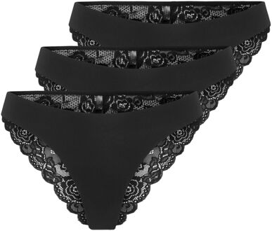 Only Chloe Lace Brazil Slips Dames (3-pack) - M