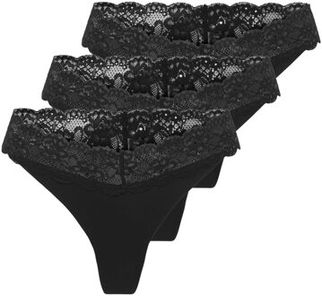 Only Chloe Lace String Dames (3-pack)