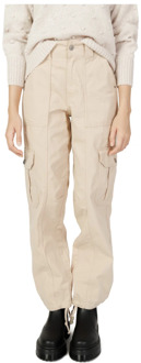 Only Dames Cargo Broek Only , Beige , Dames - M