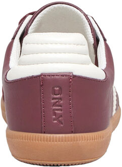 Only Dames/Dames Amber Trainers (Bourgogne/Crème)