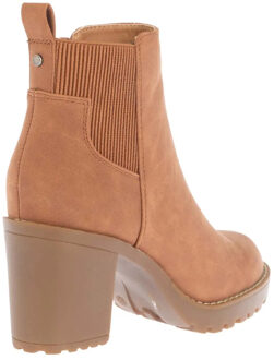 Only Dames/Dames Barbara Chelsea Laarzen met hak (Cognac) - maat Bruin