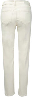 Only Dames/Dames Emily Hoge Taille Rechte Jeans (Ecru)