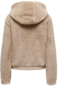 Only Dames/Dames Newanna Teddy Fleece Jas (Beige)