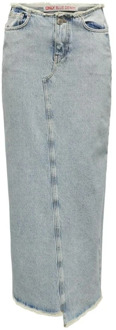 Only Denim Skirts Only , Blue , Dames - Xl,L,M,S,Xs