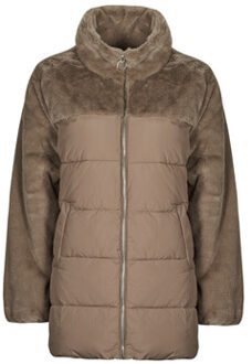 Only Donsjas Only ONLWANJA FUR PUFFER MIX COAT CC OTW" Bruin - S, M, L, XS