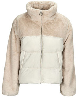 Only Donsjas Only ONLWANJA FUR PUFFER MIX JACKET CC OTW" Beige - M, L, XL
