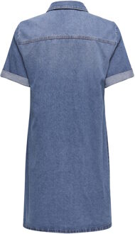 Only Enkel Kleid Blauw - S
