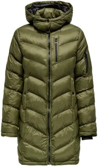 Only Enkel Mantel Groen - L