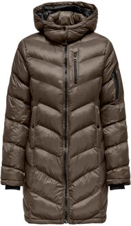Only Enkel Mantel - maat M Bruin