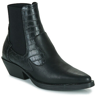 Only Enkellaarzen Only ONLBRONCO-2 SHORT PU COWBOY BOOT" Zwart - 36,37,39