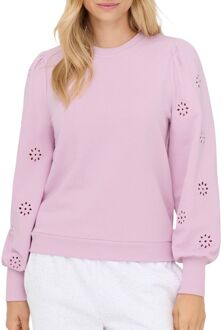 Only Femme LS Puff Embroidery Sweater Dames - XL