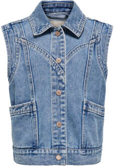 Only Gilet 15320256 Blauw - 152