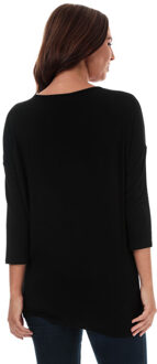 Only Glamour zwarte trui met driekwartmouwen voor dames - EU 38 / UK 10