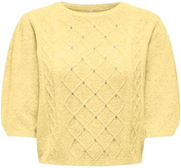 Only Gloria Life Pearl Knit Sweater Dames - XS