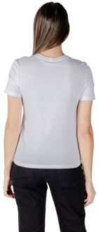 Only Grafische T-shirt Korte Mouwen Wit