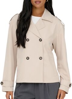 Only Hannah Short Life Trenchcoat Jas Dames - XS
