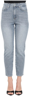 Only Hoge taille straight fit denim jeans Only , Blue , Dames - W30,W27,W29,W31,W32,W25,W26,W28,W33