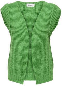 Only Island Green Open Vest | Freewear Groen Only , Green , Dames - L,M,S