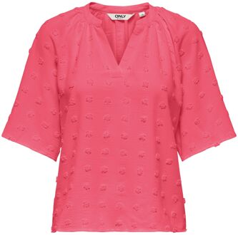 Only Ivana V-Neck Shirt Dames - L