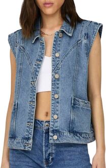 Only Kennedy Denim Gilet Dames - L