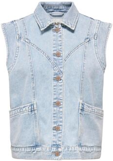 Only Kennedy Denim Gilet Dames - XS