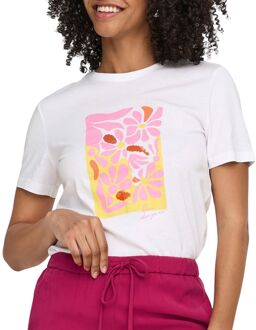 Only Kita Regular Print T-shirt Dames - M