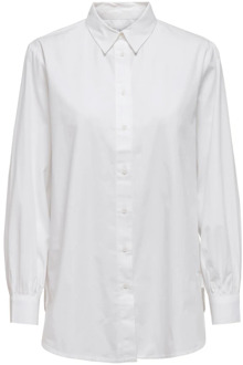 Only Klassiek Overhemd Dames White - M