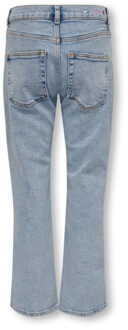 Only Kogbillie str slit embroidery dnm j blue denim Blauw - 158